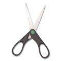 Office Jansan | Westcott 44218 7 in. Long 2.75 in. Cut Length KleenEarth Scissors - Straight Black Handle image number 1