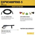New Year New Savings! Save $25 off $150 | Dewalt 61092 3400 PSI 2.5 GPM Axial Cam Pump Gas Pressure Washer image number 15