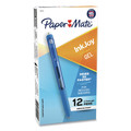 Back to School Sale! Save an additional 15%! | Paper Mate 1951721A 0.7 mm InkJoy Medium Retractable Gel Pen - Blue Ink/Blue Barrel (1-Dozen) image number 0