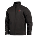 Heated Jackets | Milwaukee 204B-21L M12 TOUGHSHELL Lithium-Ion Cordless Heated Jacket (3 Ah) - Large, Black image number 0