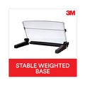 Office Jansan | 3M DH640 300 Sheet Capacity In-Line Freestanding Plastic Copyholder - Black/Clear image number 9