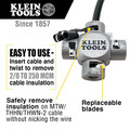 Cable and Wire Cutters | Klein Tools 21051 2/0 - 250 MCM Cable Stripper - Large image number 7