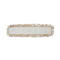 Tradesmen Day Sale | Boardwalk BWK1336 36 in. x 5 in. Industrial Washable Dust Mop Head - White image number 1