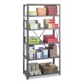  | Safco 6269 Commercial Steel Shelving Unit, Six-Shelf, 36w X 18d X 75h, Dark Gray image number 0