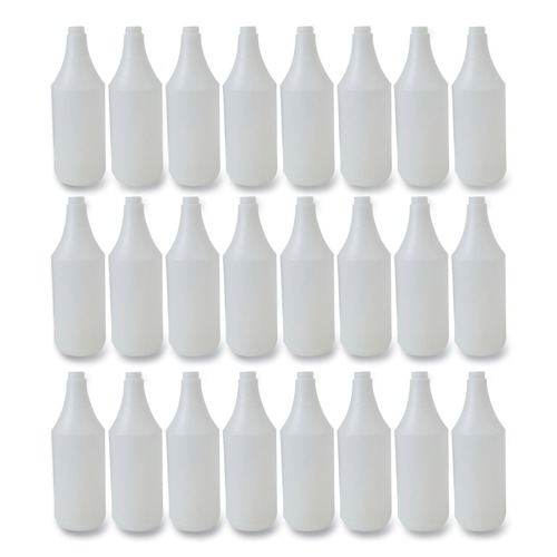  | Boardwalk BWK00032 32 oz. Embossed Spray Bottle - Clear (24/Carton) image number 0