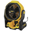 Jobsite Fans | Dewalt DCE511B-DCB240-BNDL 20V MAX Cordless Lithium-Ion / Corded Jobsite Fan and 4 Ah Compact Lithium-Ion Battery image number 1