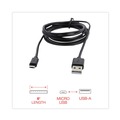 Office Electronics & Batteries | Innovera IVR30008 6 ft. USB to Micro USB Cable - Black image number 3