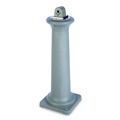 Trash & Waste Bins | Rubbermaid Commercial FG9W3000SSTON GroundsKeeper Tuscan 13 in. x 13 in. x 38.38 in. Receptacle - Sandstone image number 0