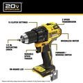 Drill Drivers | Factory Reconditioned Dewalt DCD793D1R 20V MAX Lithium-Ion Brushless 1/2 in. Cordless Drill Driver Kit (2 Ah) image number 8