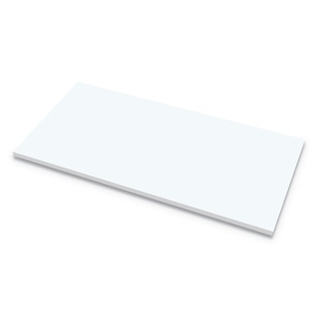 Fellowes Mfg Co. 9649101 Levado 48 in. x 24 in. Laminate Table Top - White