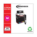  | Innovera IVRCLI251M 298 Page-Yield Remanufactured Replacement for Canon CLI-251 Ink Cartridge - Magenta image number 1