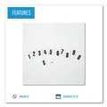 Office Presentation Supplies | MasterVision KT2020 0.75 in. Numbers Interchangeable Magnetic Board Accessories - Black image number 4