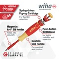 Screwdrivers | Wiha Tools 38050 14-Piece Insulated Pop-up Slotted, Phillips, Square, Pozidriv Bit Holder Set image number 4