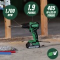 Drill Drivers | Metabo HPT DS18DDXSM 18V MultiVolt Brushless Sub-Compact Lithium-Ion Cordless Drill Driver Kit with 2 Batteries (2 Ah) image number 3