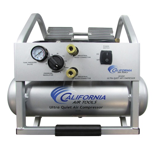 Air Compressors | California Air Tools CAT-2010SP 1 HP 2 Gallon Ultra Quiet and Oil-Free Stationary Air Compressor image number 0