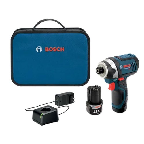Impact Drivers | Factory Reconditioned Bosch PS41-2A-RT 12V MAX Compact Lithium-Ion Cordless Impact Driver Kit (2 Ah) image number 0