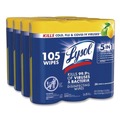 Bulk Savings Pricing 2 | LYSOL Brand 19200-82159 7 in. x 7.25 in. 1-Ply Disinfecting Wipes - Lemon and Lime Blossom White (4/Carton) image number 0