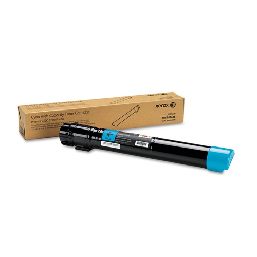 Ink & Toner | Xerox 106R01436 17800 Page-Yield, 106R01436 High-Yield Toner - Cyan image number 0