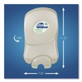 Hand Soaps | Dial Professional 20075 Dial 1700 12.66 in. x 7.07 in. x 3.95 in. 1.7 Liter Manual Dispenser - Smoke (3/Carton) image number 9