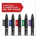 Pens | Sharpie S-Gel 2096152 S-Gel High-Performance Medium 0.7 mm Retractable Gel Pen - Blue Ink/Black Barrel (1-Dozen) image number 3