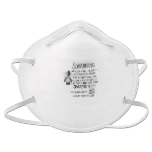 Respirators | 3M 70071534492 N95 Particle Respirator Mask - Standard Size (20/Box) image number 0