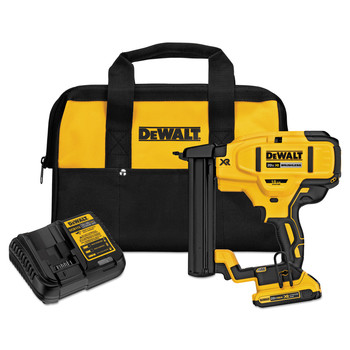 CROWN STAPLERS | Dewalt DCN681D1 20V MAX Cordless Lithium-Ion 18 Gauge Narrow Crown Stapler Kit