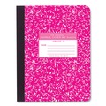 Notebooks & Pads | Roaring Spring 97227 9.75 in. x 7.5 in. Sheets Grade School Ruled Composition Book - Magenta Marble Cover (48/Carton) image number 1