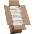 Cutlery | Pactiv Corp. FKFSKWNCH Individually Wrapped Mediumweight Plastic Fieldware Cutlery Fork/Knife/Napkin/Spoon Kit - White (250/Carton) image number 3