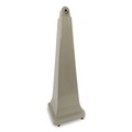 Smoking Receptacles | Rubbermaid Commercial FG257088BEIG 12.25 in. x 39.75 in. 1 gal. GroundsKeeper Pyramid Cigarette Waste Collector - Beige image number 1