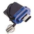 Office Jansan | Verbatim 71275 Store n' Go Dual USB 3.2 Gen 1 Flash Drive for USB-C Devices - Blue image number 3
