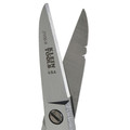Scissors | Klein Tools 2100-9 Electrician's 5-1/4 in. Stainless Steel Scissors with Stripping Notches image number 3