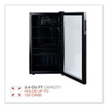 Coolers & Tumblers | Alera JC-90VEL-F 3.4 cu-ft. Beverage Cooler - Stainless Steel/Black image number 4