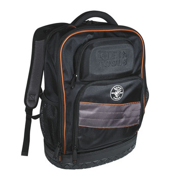 Klein Tools 55439BPTB Tradesman Pro 25 Pocket Polyester Laptop Backpack/ Tool Bag - Black