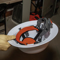 Hard Hats | Klein Tools 60406RL Non-Vented Full Brim Hard Hat with Rechargeable Headlamp - White image number 10