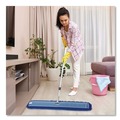 Mops | Gritt Commercial GRI17460T4PK 60 in. x 5 in. Microfiber Head 40 in. to 72 in. Silver Aluminum Handle Dust Mop with Telescopic Handle - Blue (4/Kit) image number 6