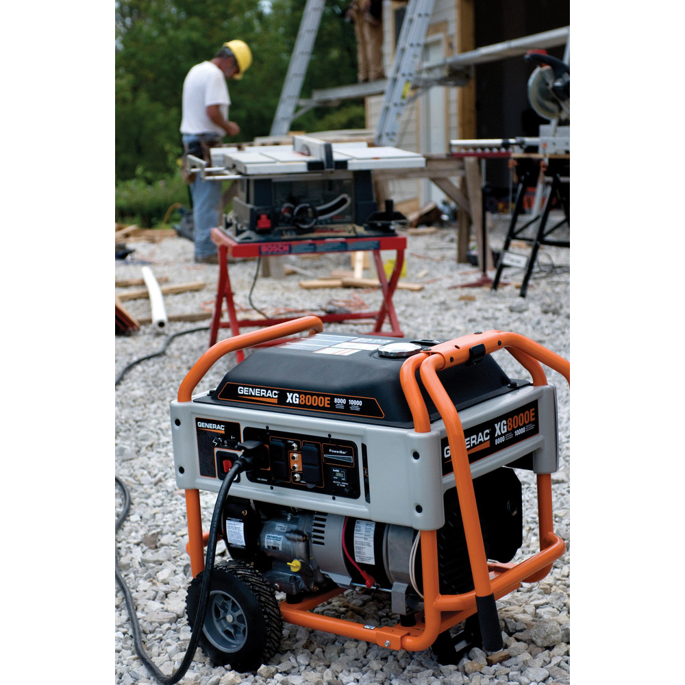 Generac 6434 XT Series 8,000 Watt Electric-Manual Start Portable