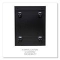 Office Filing Cabinets & Shelves | Alera ALEPBBFBL 14.96 in. x 19.29 in. x 21.65 in. 2-Drawers: Box/File Legal/Letter Left or Right File Pedestal with Full-Length Pull - Black image number 7