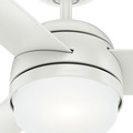 Ceiling Fans | Hunter 54211 48 in. Midtown Fresh White Ceiling Fan with LED Light Kit and Remote image number 4