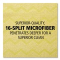 Cleaning & Janitorial Supplies | Rubbermaid Commercial FGQ61000YL00 16 in. x 16 in. Microfiber Reusable Cleaning Cloths - Yellow (12/Carton) image number 3