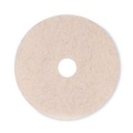 Cleaning & Janitorial Accessories | Boardwalk BWK4020NHE 20 in. Diameter Natural Hog Hair Burnishing Floor Pads - Tan (5/Carton) image number 0
