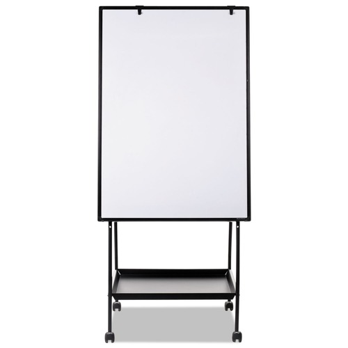 Office & Office Supplies | MasterVision EA49125016 29-1/2 in. x 74.88 White Surface Black Metal Frame Creation Station Dry Erase Board image number 0
