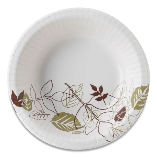 Just Launched | Dixie SX12PATH Pathways Print 12 oz. Heavy-Weight Paper Bowls - WHT/GRN/BURG (1000-Pc/CT) image number 0