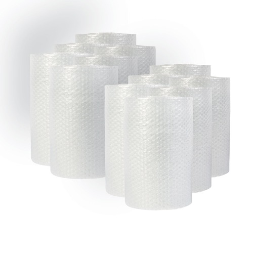 Envelopes & Mailers | Universal 4087894 12 in. x 30 ft. 0.19 in. Thick Bubble Packaging Perforated Every 12 in. - Clear (12/Carton) image number 0