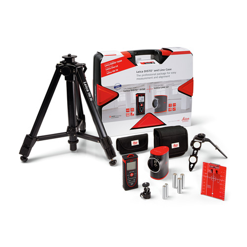 Rotary Lasers | Leica 806656 Lino L2/D210 Kit with TRI70 image number 0