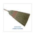 Brooms | Boardwalk BWK920YEA 55 in. Mixed Fiber Bristles Maid Broom - Natural image number 2