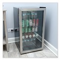 Coolers & Tumblers | Alera JC-90VEL-F 3.4 cu-ft. Beverage Cooler - Stainless Steel/Black image number 6