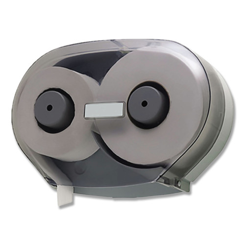Toilet Paper Dispensers | GEN 012-02 16.5 in. x 5.5 in. x 11.5 in., 9 in. Stub Saver Dispenser - Transparent (1/Carton) image number 0
