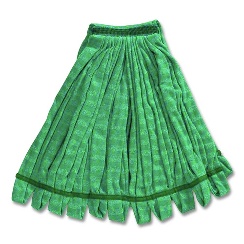 Mops | Rubbermaid Commercial FGT81306GR00 1 in. Headband Microfiber Tube Wet Mop - Green image number 0