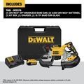 Clearance Center | Dewalt DCS376P2 20V MAX 5 in. Dual Switch Band Saw Kit (5 Ah) image number 1