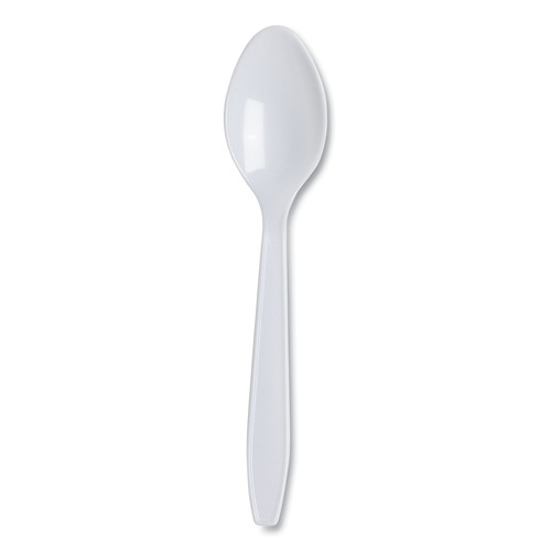 Cutlery | Dixie LT21 Teaspoon Lightweight Polystyrene Cutlery - White (1000/Carton) image number 0